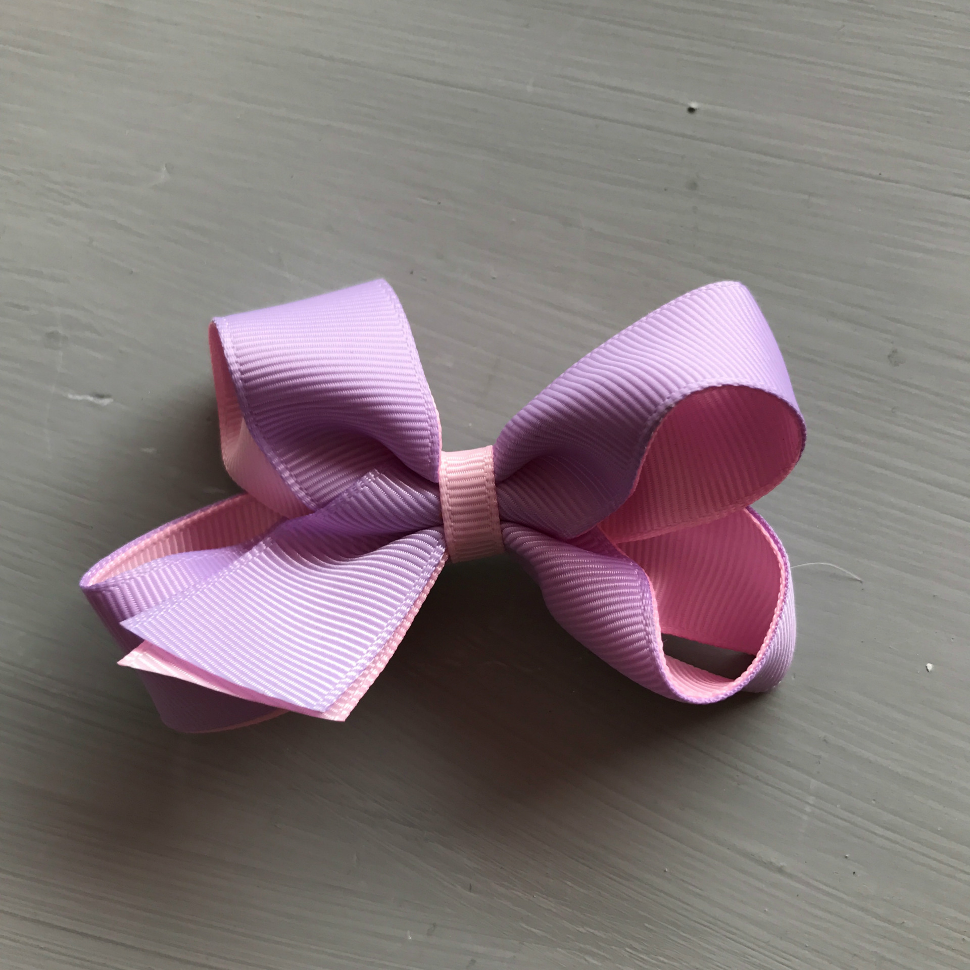 2017年儿童蝴蝶结发夹女童布艺包边夹子