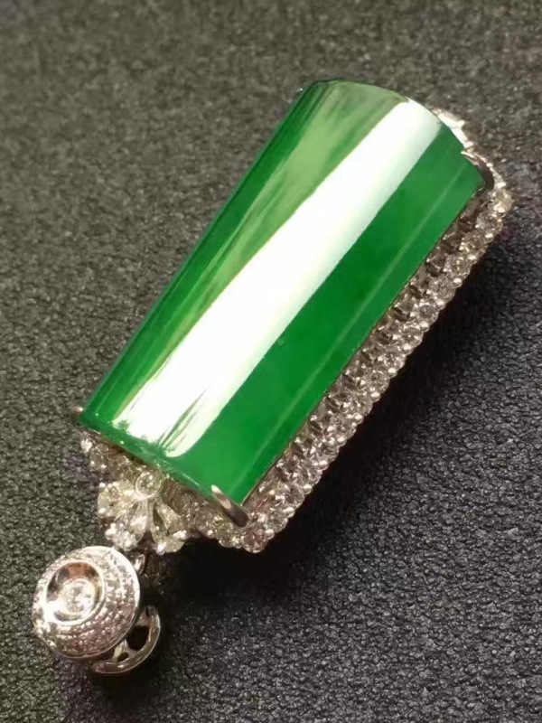 收藏精品帝王绿平安无事牌,老坑料买断优先