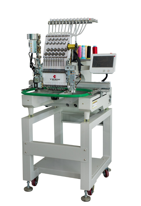 叶氏单头平绣珠管绣简易绳绣家用功能简单定制电脑绣花机