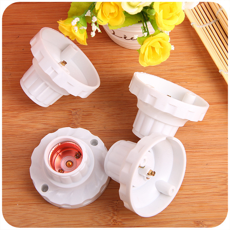 a157 家用吊灯螺旋灯座 圆形螺旋灯口,底座 厂家批发1元店批发