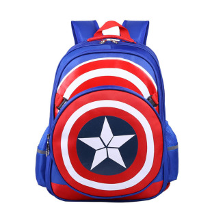 新款小学生男 卡通儿童书包现货批发反光小学生书包双肩背包