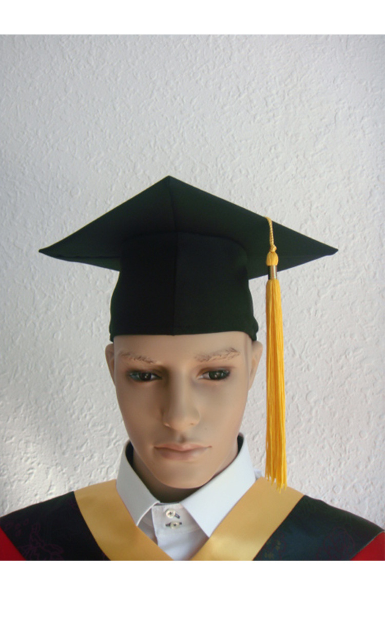 大学毕业成人学士帽带流苏 厂家可以提供定制服务 各类学位礼帽