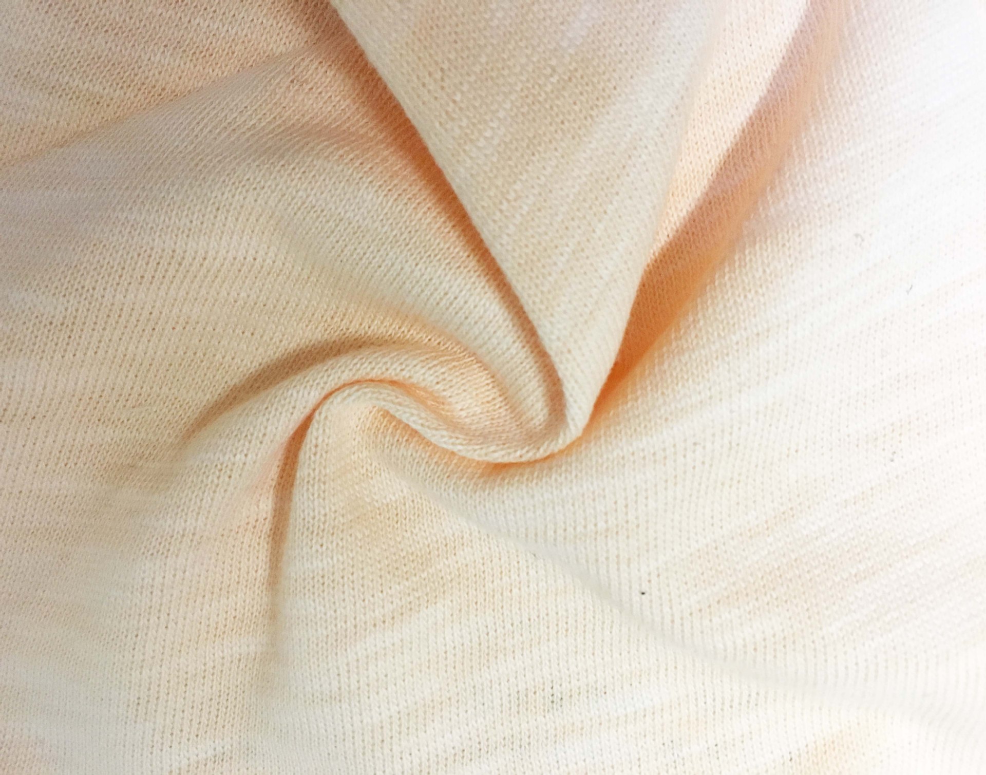 现货供应21支全棉双纱竹节单面 竹节棉平纹针织面料t恤上衣