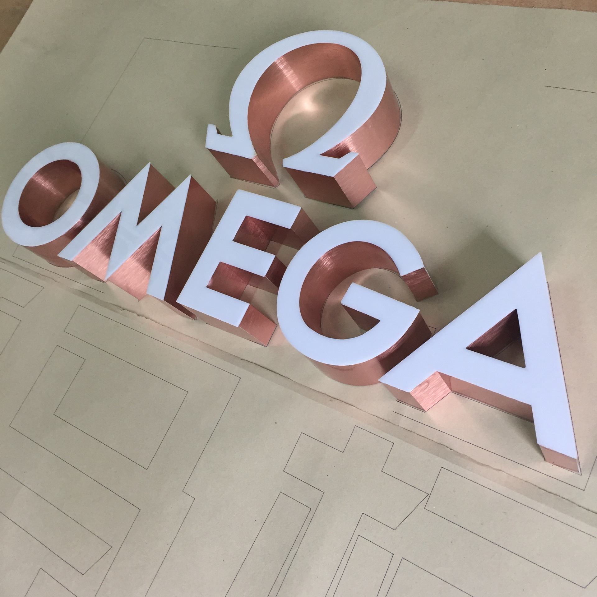 无边字 厂家批发无边发光字门头led不锈钢发光字 亚克力无边字