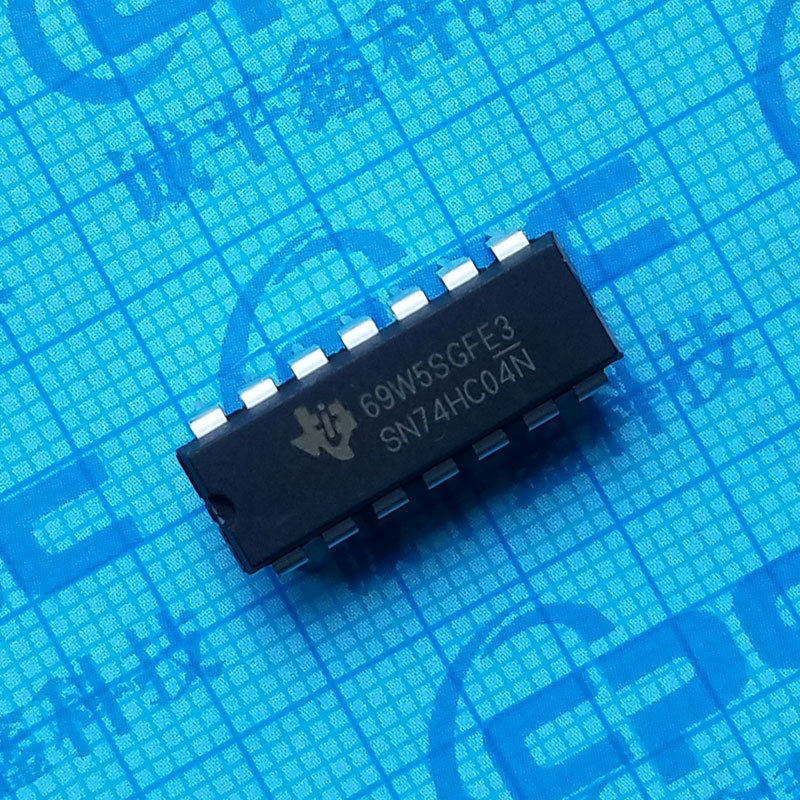 sn74hc04n德州ti全新原装逻辑ic马来产地dip14封装供应74全系列