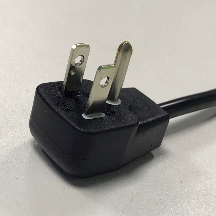 美式三插 美规电源线 nema5-15p 90度插头