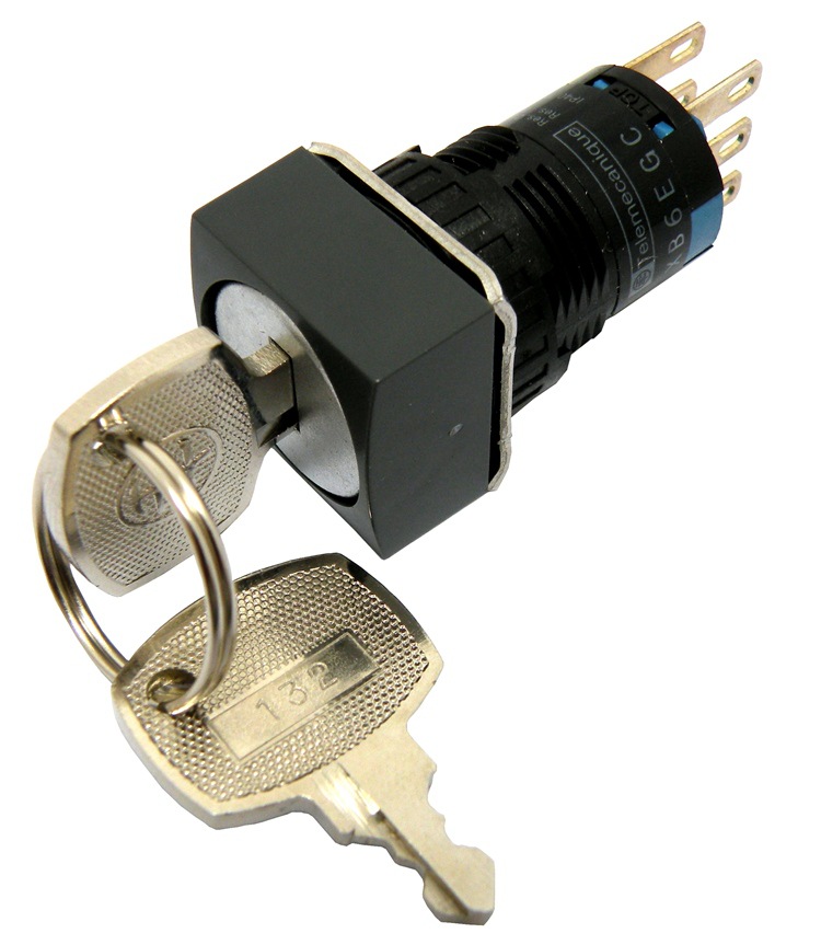 原装施耐德schneider telemecanique 钥匙按钮开关 xb6-edg232c