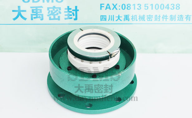212-90耐腐蚀搪玻璃釜用机械密封带水套静环压盖座装置