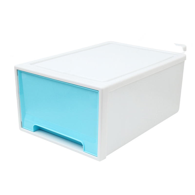 Thickened Plastic Drawer Storage Box Wardrobe Storage Cabinet Cosmetic Storage Box Toy Underwear Storage Box Shoe Box