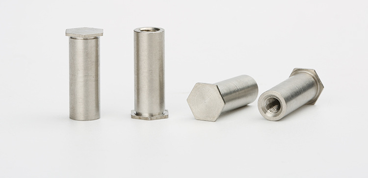 厂家直销压铆螺母螺丝 盲孔螺柱内螺纹螺柱 六角螺母柱 可定制