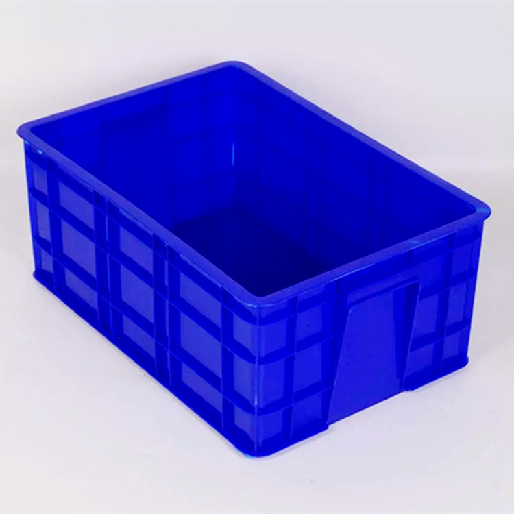 厂家批发 540 塑胶箱子 周转箱 餐具箱 长方形 胶框 蓝色箱