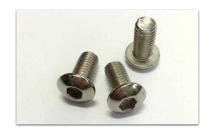 201不锈钢元杯内六角螺丝 盘头内六角螺栓 圆头内六角螺钉