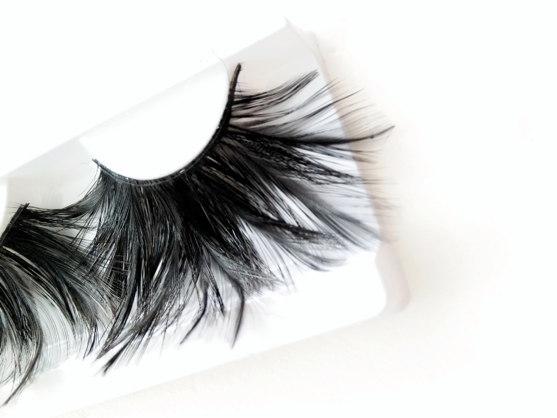 跨装舞台假睫毛多色可选 彩色假睫毛 厂家供应羽毛假眼睫毛