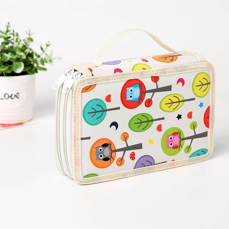 New Products in Stock Sketch Pencil Case Holes Large Capacity Color Lead Pencil Case Stationery Brush Art Manicure Buggy Bag 72 Holes