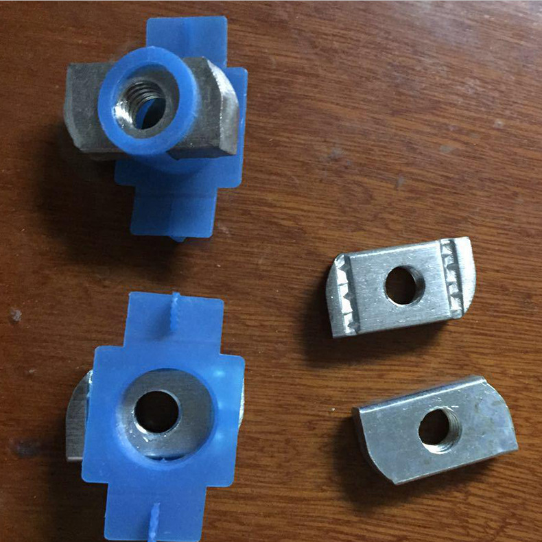 光伏组件支架螺母 菱形表面处理热镀锌螺母 塑翼螺母  镀锌螺栓