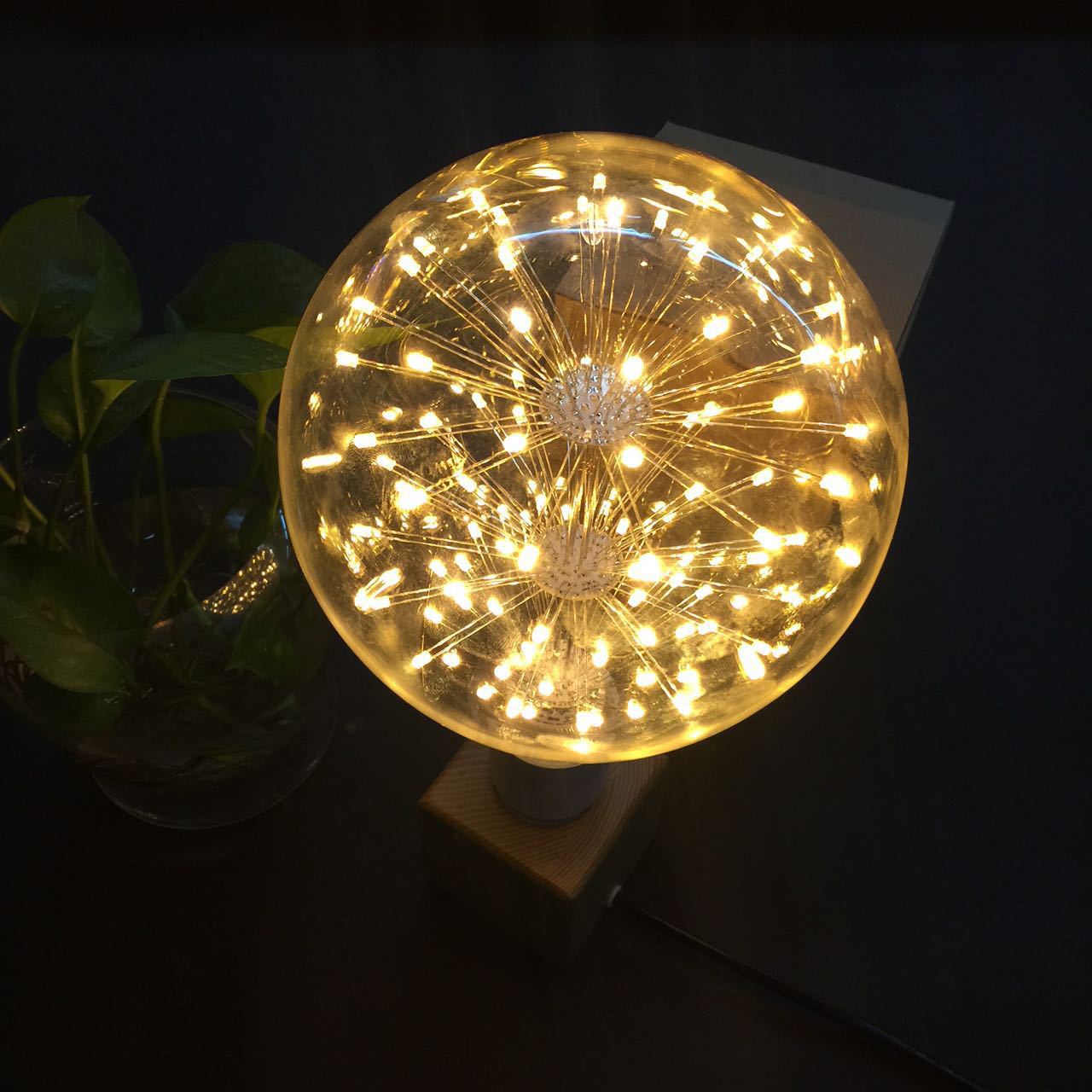 满天星g300led灯灯泡球泡装饰满天星火树银花3w