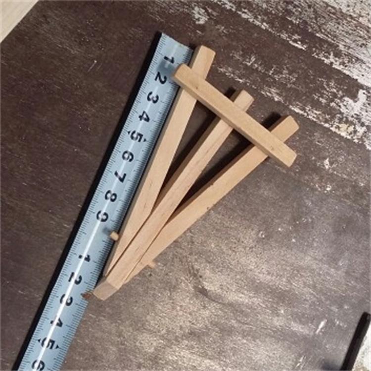 厂家直销 进口松木7*12cm简易迷你小画架 木质手机三角架