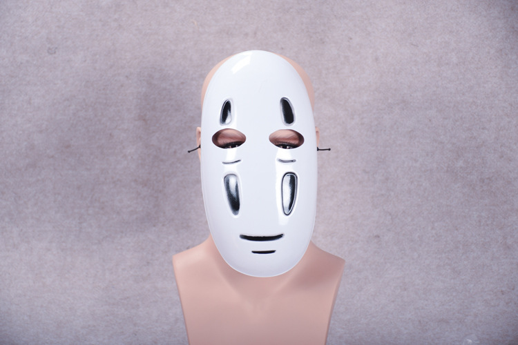 黑紫无脸男面具 新款 动漫风 千与千寻热卖大促cosplay 一件起批