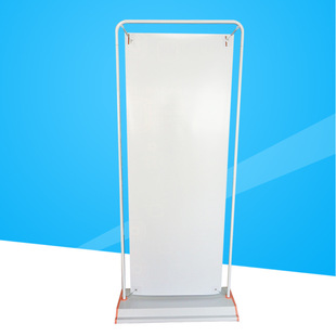 注水门型展架铁质弹簧挂画架易拉宝门形海报展示架x型展架可批发