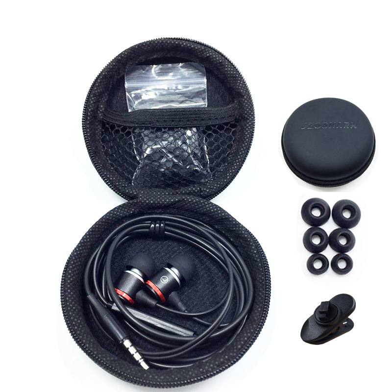 Mobile Phone Drive-by-Wire Headset Metal Bass Noise Reduction Computer Wired Student in-Ear Game Headset 1