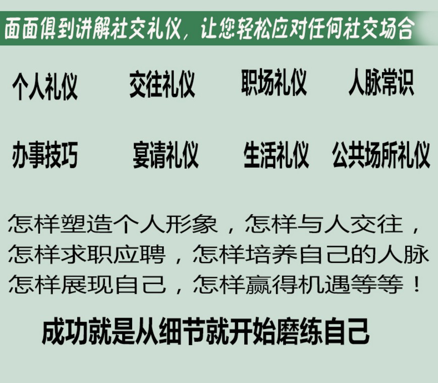 全民阅读-20几岁要懂得的社交礼仪常识(精装)