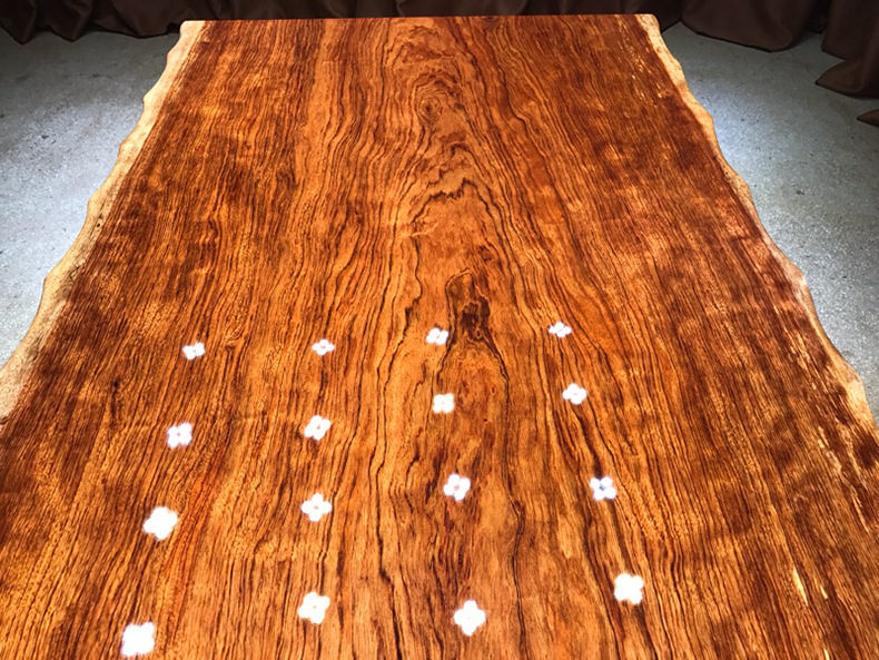 简约红木鸡翅木黄花梨奥坎巴花实木大板桌茶桌老板桌办公桌大班台