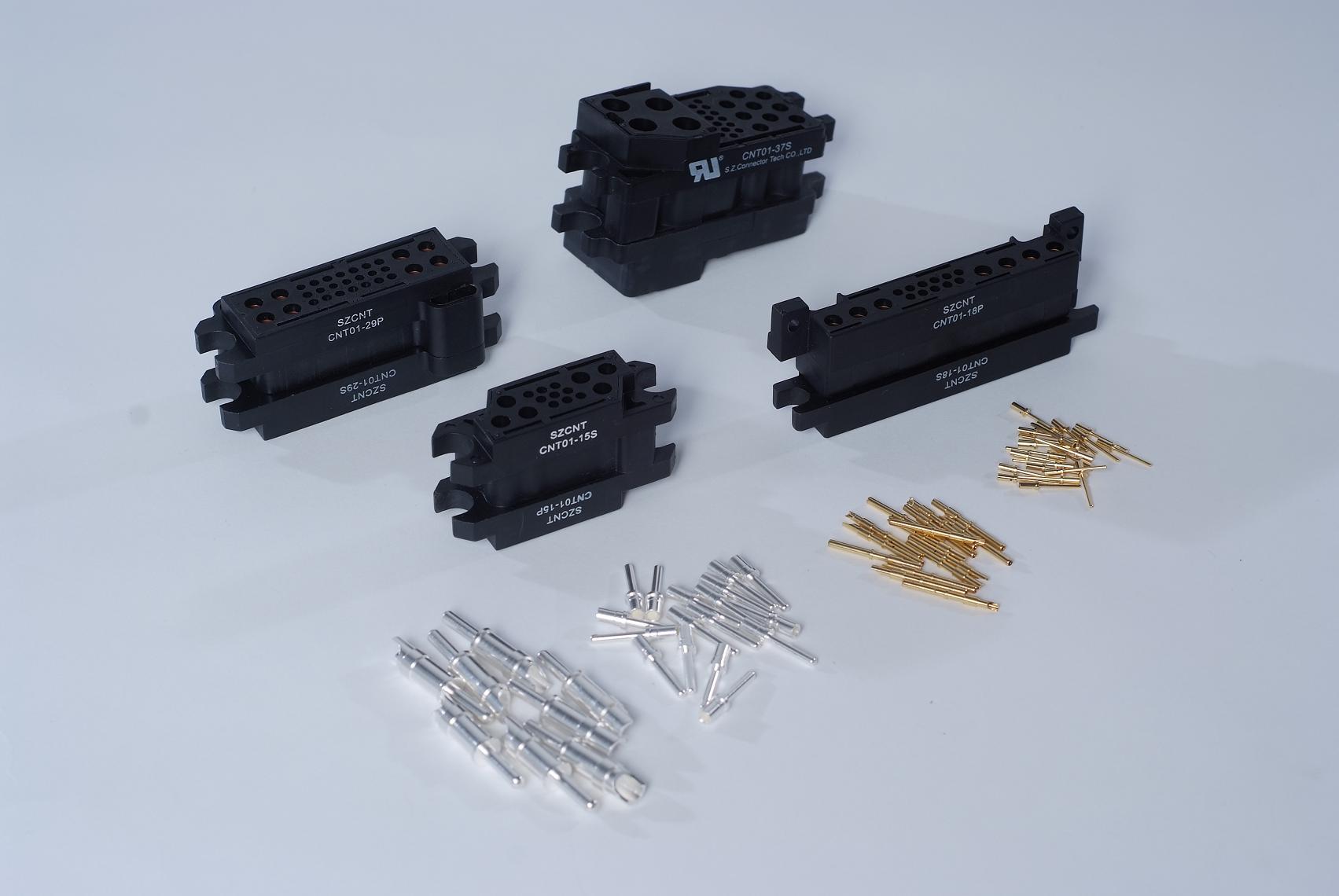 热插拔矩形连接器