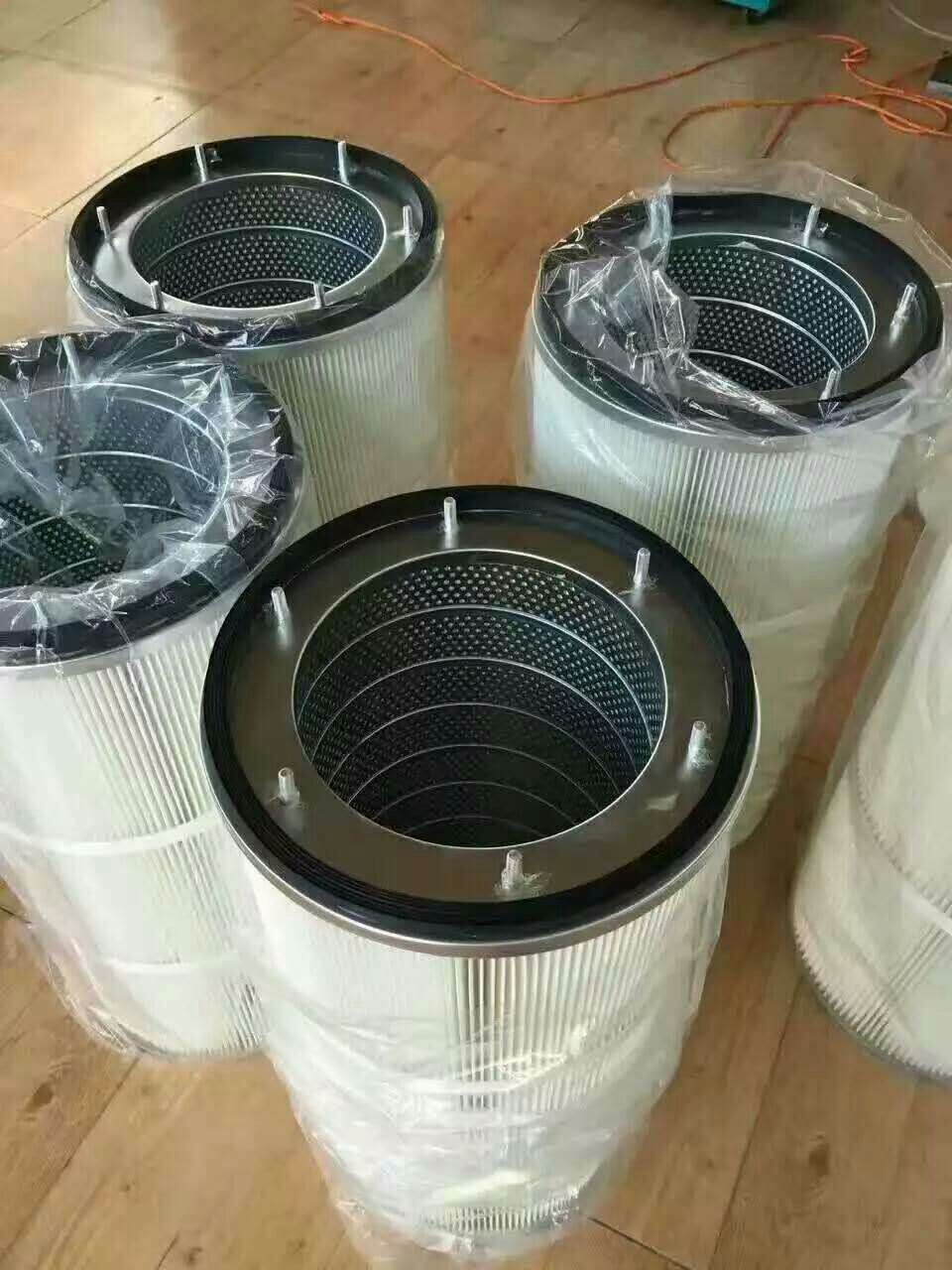 镀铝膜除尘滤筒滤芯 防静电 粉尘滤筒