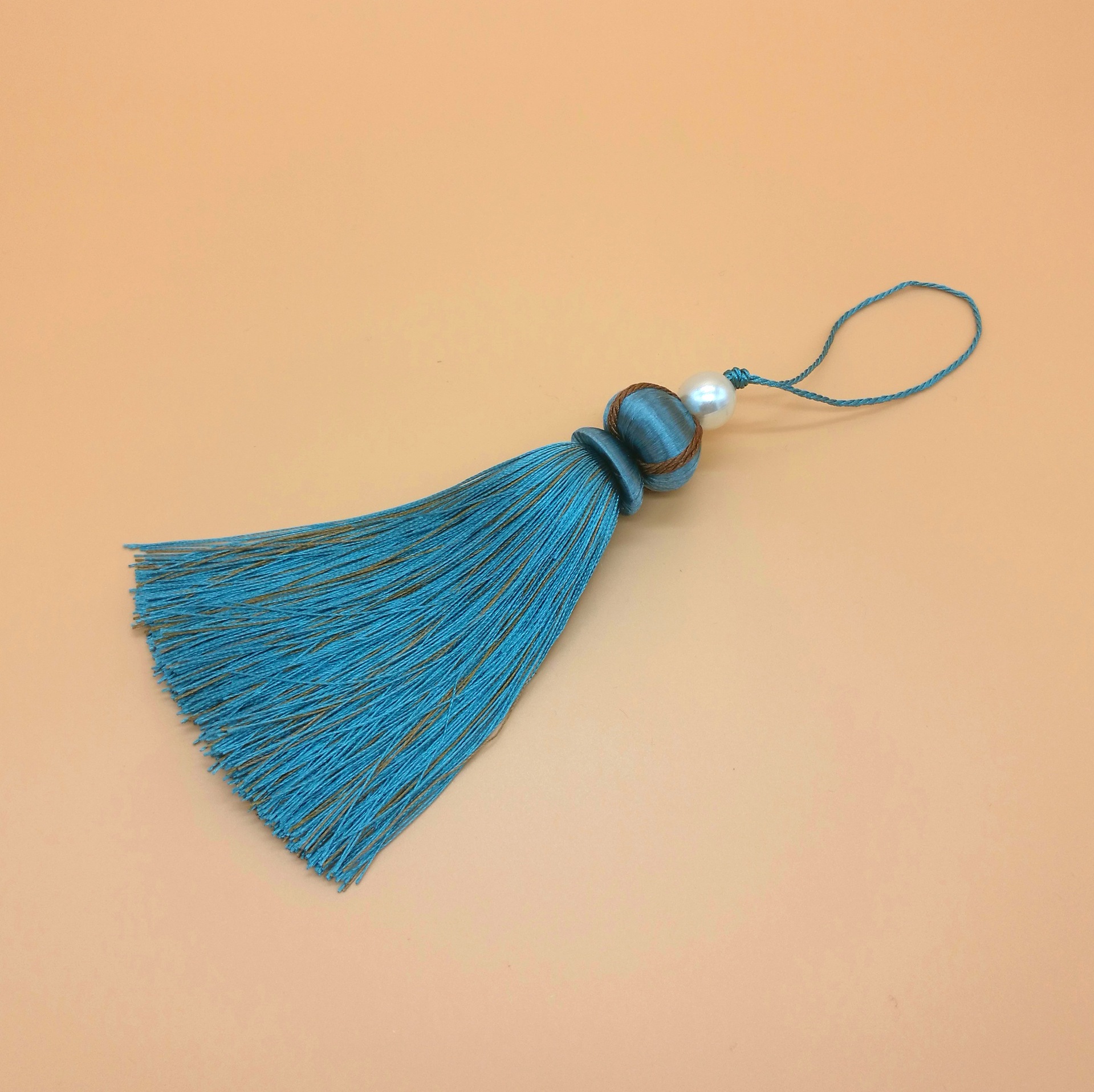 批发窗帘流苏小吊穗 沙发桌旗涤纶手工流苏穗中国节装饰书签吊穗