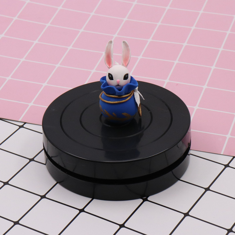 粘土泥塑转盘 diy模型手办粘土陶艺油泥喷绘上色转盘油泥雕塑转盘