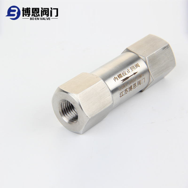 现货bnh11-32不锈钢零泄漏气体单向阀cng高压丝扣止回阀