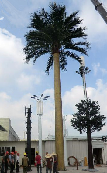 景县广川铁塔厂直销 质优价廉 50年寿命仿生树通信塔 来图定制