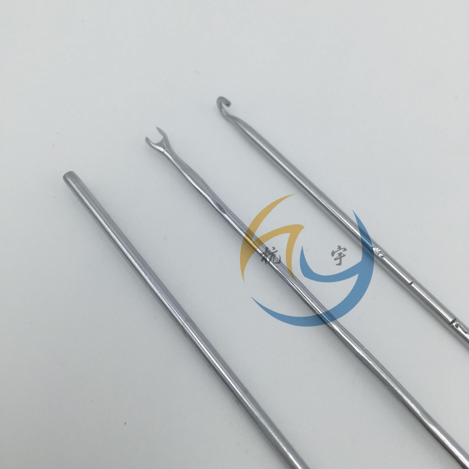 妇科器械不锈钢子宫刮匙 子宫探针 取环钩 放置叉 卵圆钳 宫颈钳