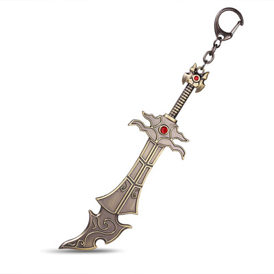 lol纪念 英雄联盟 无极剑圣 天人合一 钥匙扣 游戏挂件 15cm