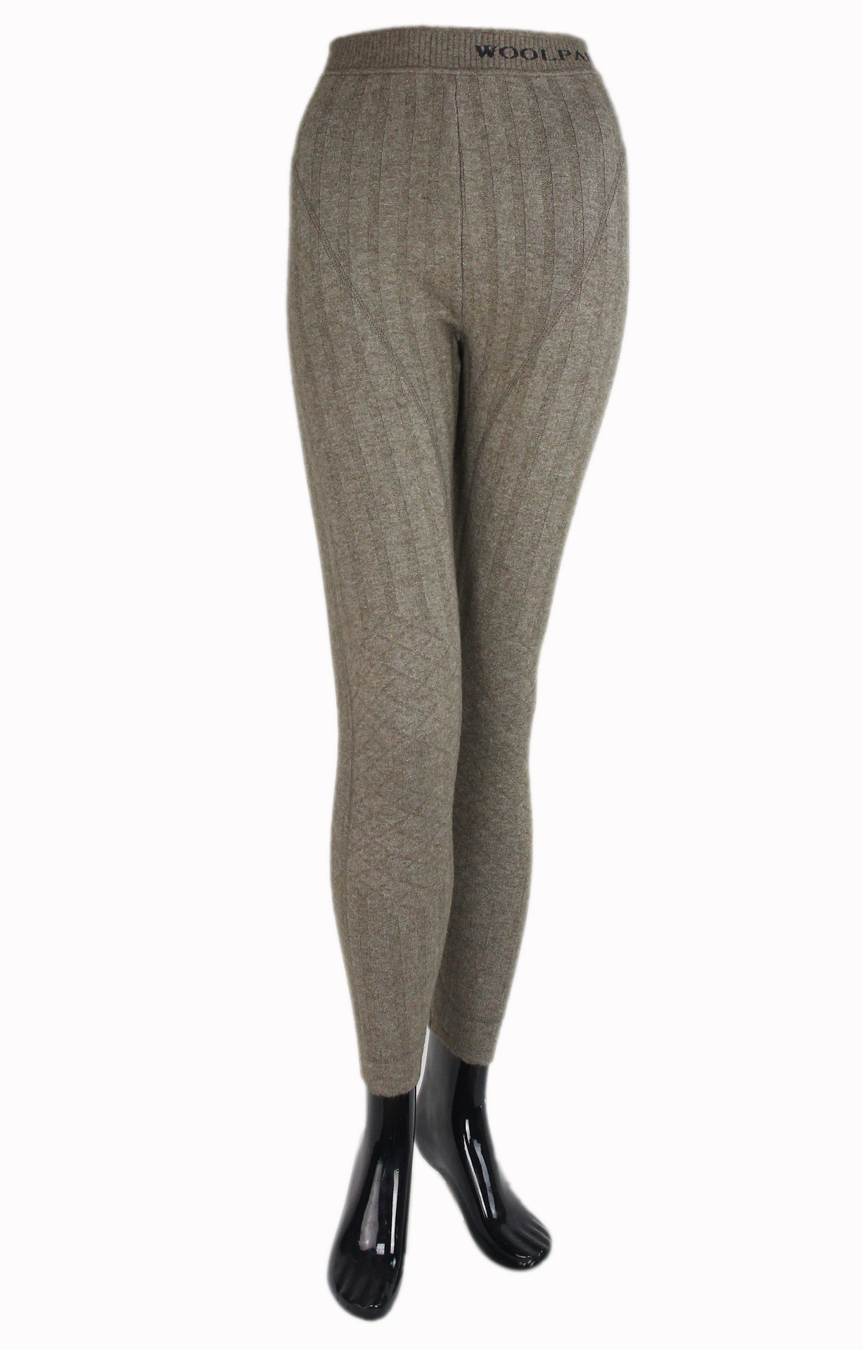 17新款保暖加厚羊绒裤 冬装加绒针织打底提花女士羊毛裤