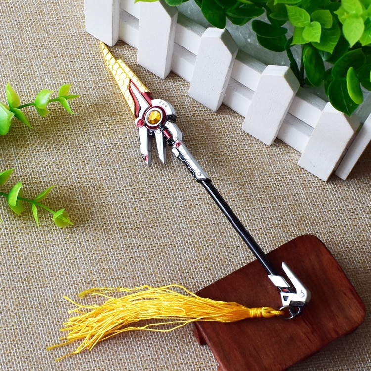 荣耀王者周边兵器 姜子牙18厘米太古魔导酒壶套装合金武器批发