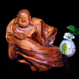 大富堂太行崖柏木质工艺品摆件崖柏根雕手把件崖柏木雕家居饰品