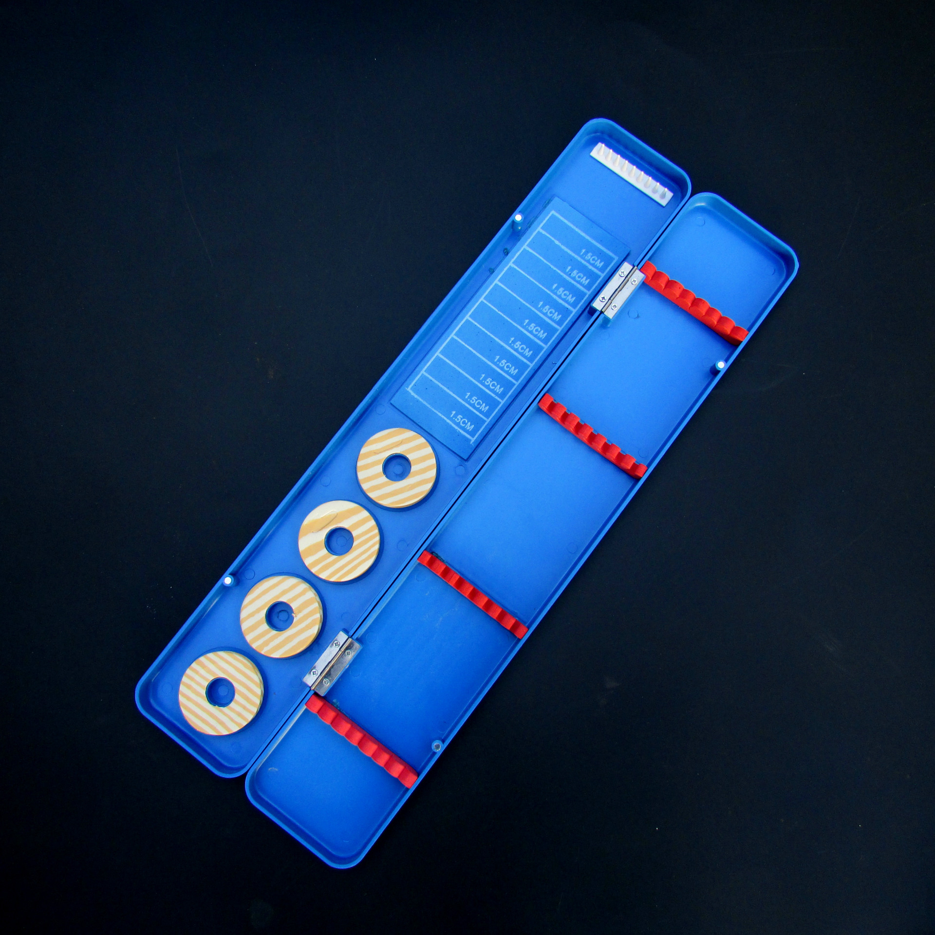 厂家子线盒多功能漂盒子线配件盒蓝三盒渔具批发