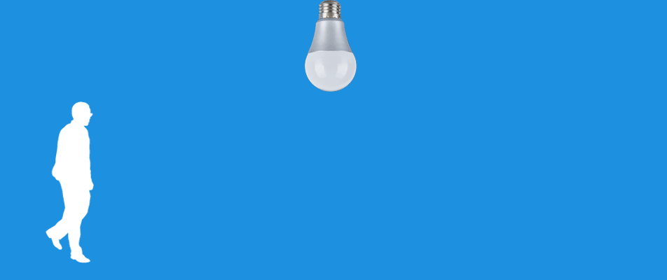 led人体感应筒灯5wl微波雷达感应筒灯灯阳台过道车库灯感应灯