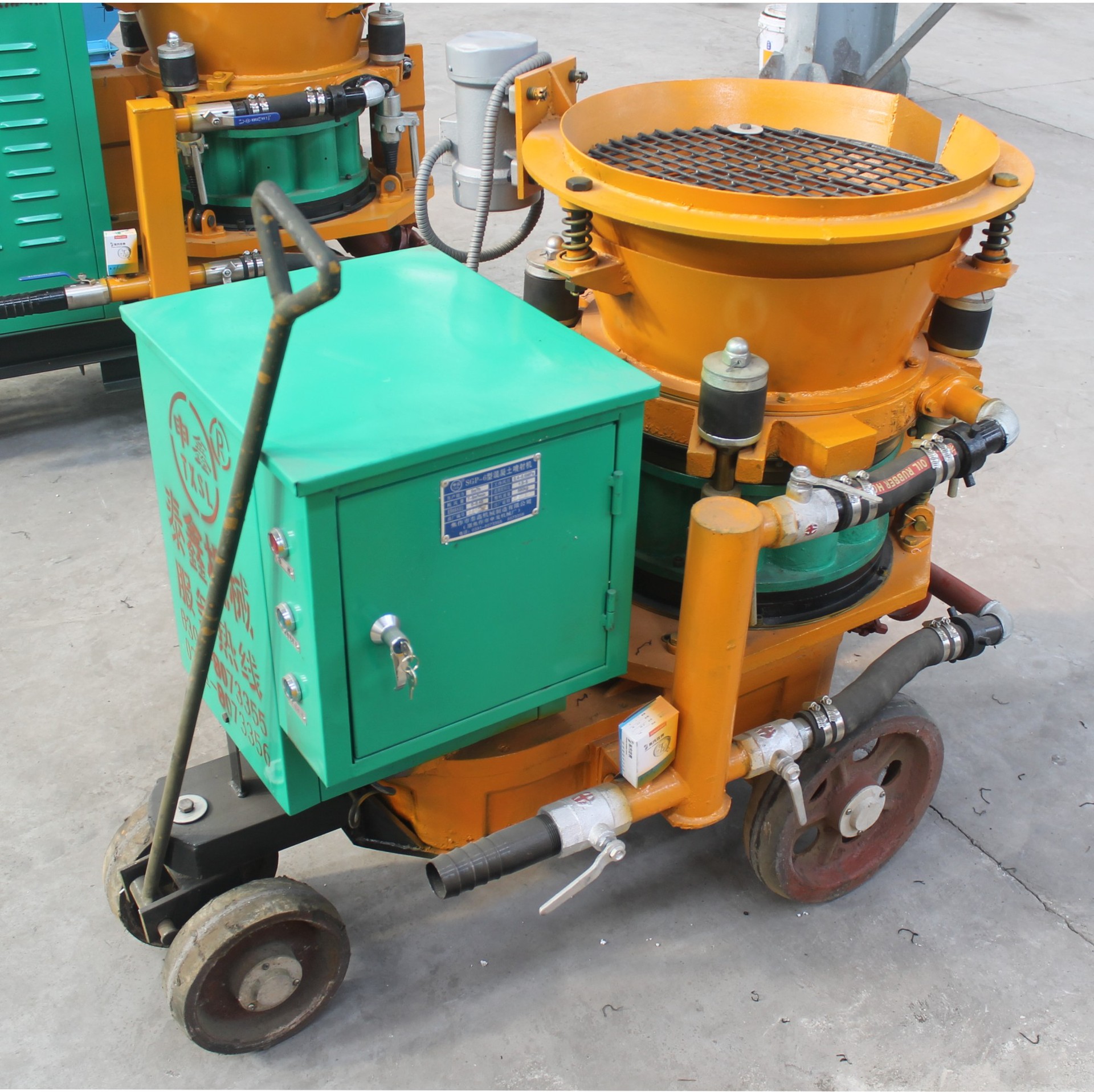 工程机械 sgp-6混凝土喷射机 矿山隧道喷浆设备 干湿两用混凝土泵