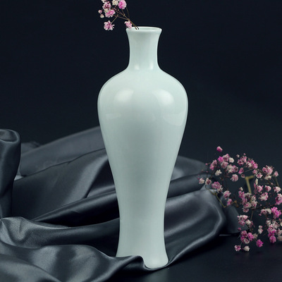 厂家供应素面陶瓷瓶花瓶量大从优釉面工艺可定制造型精致美观