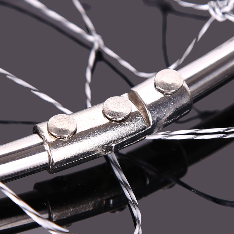 不锈钢抄网头 折叠网圈 大力马网兜抄网钓鱼配件