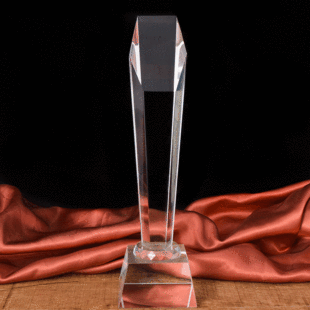 大拇指奖牌水晶奖杯