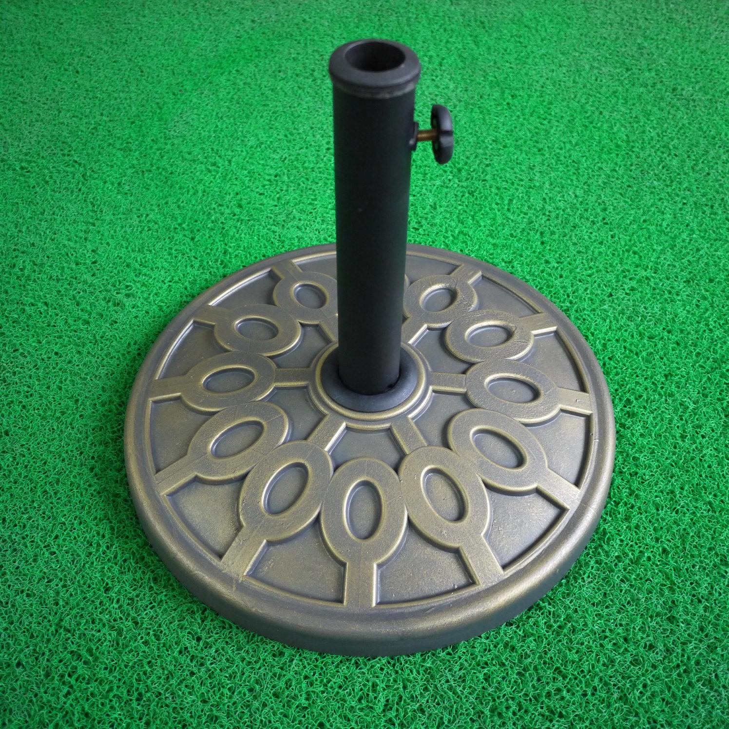 水泥太阳伞底座遮阳伞8kg新泥胶伞座中柱伞沙滩伞混疑土树脂伞座