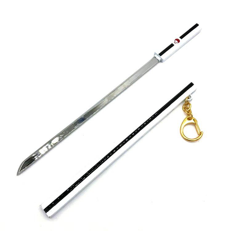 动漫周边火影忍者佐助草雉剑兵器 22厘米合金带鞘刀扣 漫展热卖