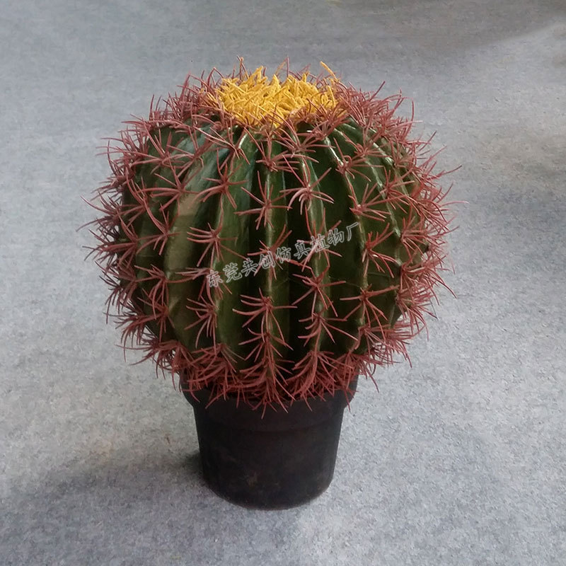 现货 厂家直销仿真仙人球 塑料假球仙人掌 室内软装绿植绿植盆景