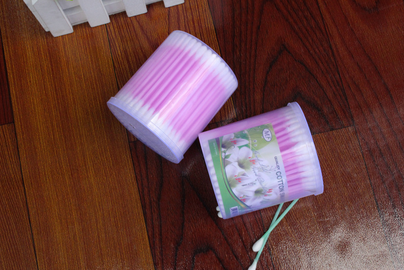 1元无菌消毒棉签棒婴儿一次性塑料棒美容化妆双头棉签盒装批发