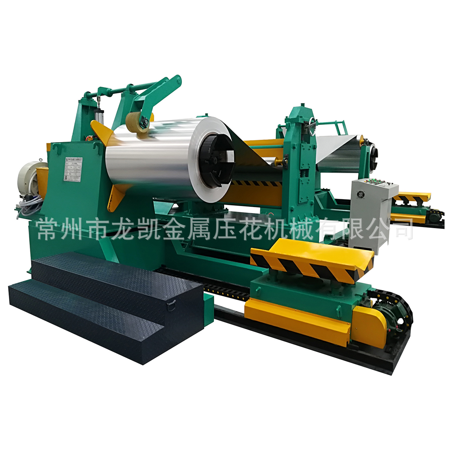 lk彩钢压花机优质型材收放卷机整套生产线