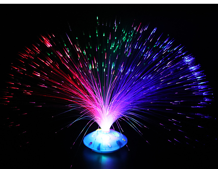 满天星光纤花灯批发七彩闪光发光玩具变色光纤花地摊新奇货源批发