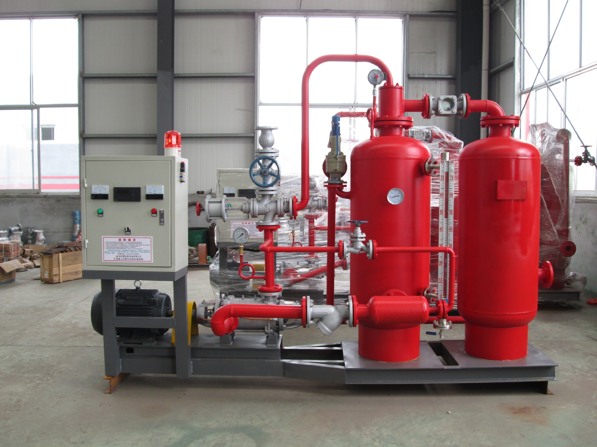 蒸汽回收机具体的工作流程